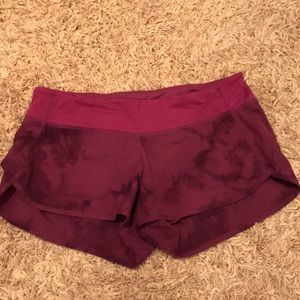 Lulu Lemon speed up shorts
